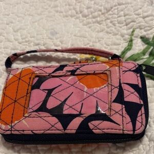Stylish Pink and Orange Women's Wristlet